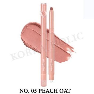 PERIPERA Puffy Plumping Dew Lip Pencil 0.7g #05 Peach Oat K-Beauty Lip Make Up