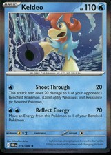 Keldeo 019/086 ME04 Chaos Rising R NM English Pokémon