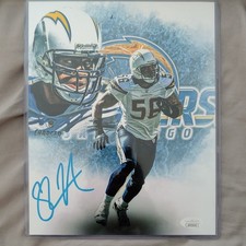 Shawne Merriman San Diego Chargers Autographed Original Photo BAS Authenticated