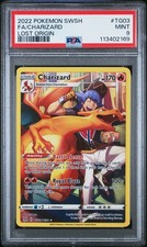 2022 Pokemon Sword & Shield Lost Origin #TG03 Fa/Charizard Lost Origin PSA 9