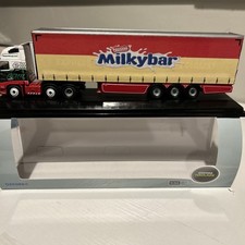 Oxford Diecast 1:76 Stobart Volvo Unit With Code 3 Milky Bar Tralier