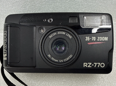 RICOH RZ-770 35-70 Zoom Lens UV Coated, 35mm Film Camera w/Flash