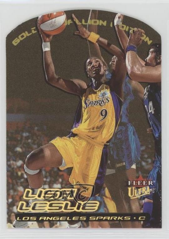 2000 Fleer Ultra WNBA Gold Medallion Edition Lisa Leslie #3G HOF z9e