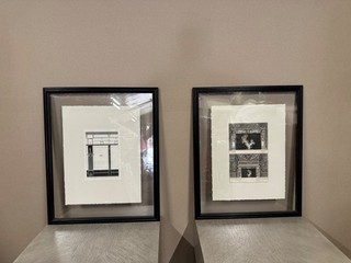 Extra Large set of 2 Pictures of engravings by Giovanni Battista Piranesi D
