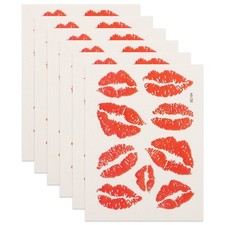 Stickers 6Pcs Set Waterproof Temporary Body Art Tattoos
