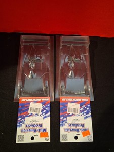Lot of 2 Mid America Cadillac LMP Clear Plastic 1/24 Scale Slot Car  Bodies .007