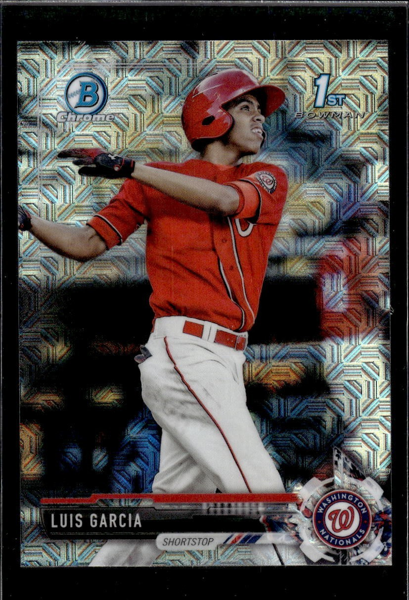 2017 Bowman Chrome Mega Box Luis Garcia Jr #BCP119 Mojo Refractor