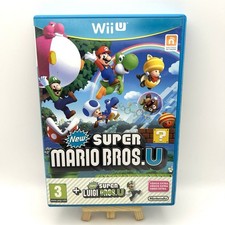 New Super Mario + luigi Bros U wii u Nintendo - Disco Come Nuovo - PAL EUR Ita
