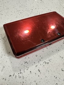 Nintendo 3DS Handheld System - Flame Red Bundle With 2 Games Lego & Spider Man