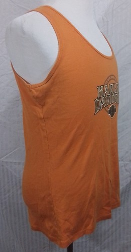 Harley Davidson Tanktop Damen Orange 1X Ärmellos - Bild 3 von 11