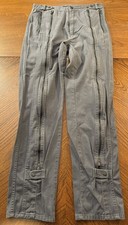 Vtg Bugle Boy USA Pants Full Zip Legs 80 s 33L Measures Approx 32x30 Blue