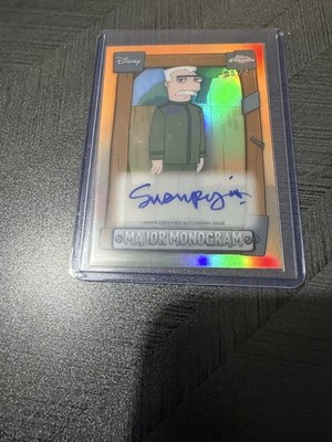 2026 Topps Disney Neon Jeff Marsh as MAJOR MONOGRAM Auto /25