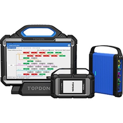 13.3'' OE-Level Scan Tool, Docking Station & 4 Ch Oscilloscope TOP-PXMAX New!