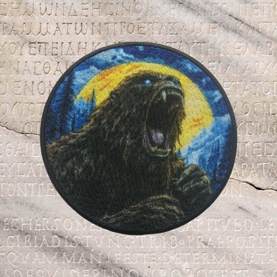 Sasquatch/Bigfoot Patch Iron-on Applique Nature Outdoor Cryptid Badge, Myth