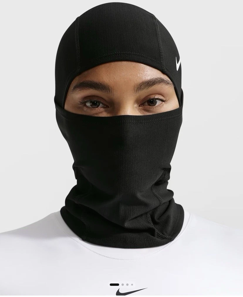 Nike Men’s Pro Hyperwarm Hood In Black Football Sz: OSFM NWT