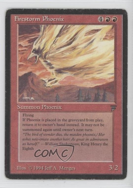 Firestorm Phoenix Magic: Legends 1994