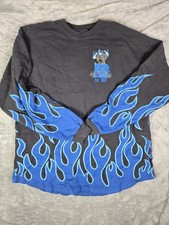 Disney Spirit Jersey Hercules Hades Men's Sz XL Blue Flames Disneyland Resort