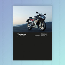 Triumph Motorcycle Service Book Blank