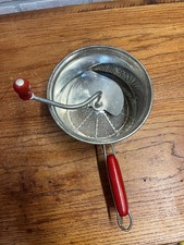 Vintage Foley Food Mill ~Wooden Handles Stain...