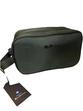 NEW men's BEN SHERMAN Green shaving kit travel toiletry bag Hotel Wash