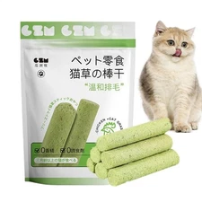 Cat Grass Sticks For Indoor Cats Grass Chew Sticks Teeth Cleaner Molar Chew Toy