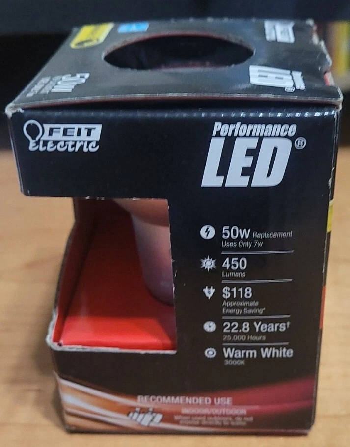 Feit Electric PAR20/830/LEDG11 Dimmable Bulb 50W/7W 450 Lumens (8A) - Image 2 of 4