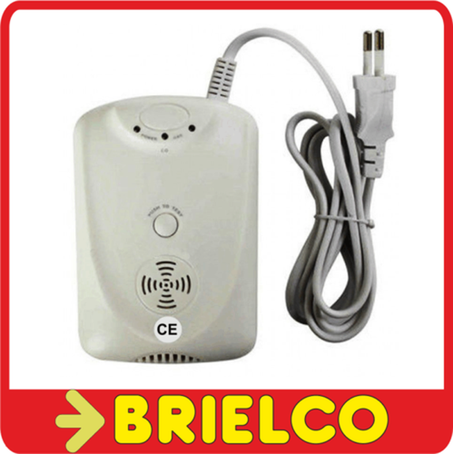 ALARMA DE NATURAL MONOXIDO CARBONO BUTANO PROPANO FUGAS 230V BD4134 | eBay