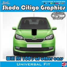 Skoda Citigo VRS Hatch BONNET Stripes Decals Stickers Graphics NO P&P 015