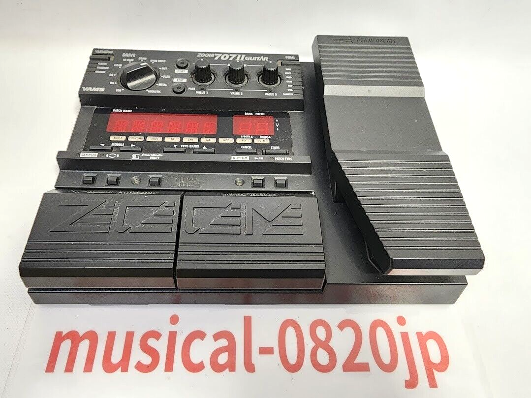 ZOOM 707 II Multi effector Guitar pedal | eBay