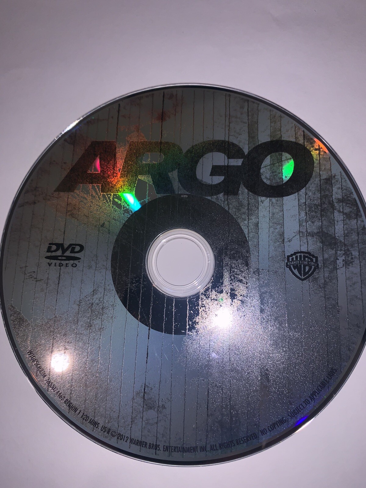 Argo (DVD, 2012) DISC ONLY 883929241392 eBay