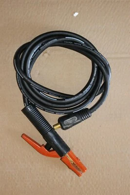 EVERLAST Welding Electrode Stick Holder 300 Amp 10 ft with large Dinse 35 / 50 Connector