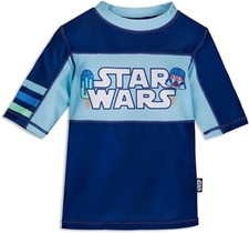 Toddlers STAR WARS Rash Guard- Disney store - blue - size 3 - new
