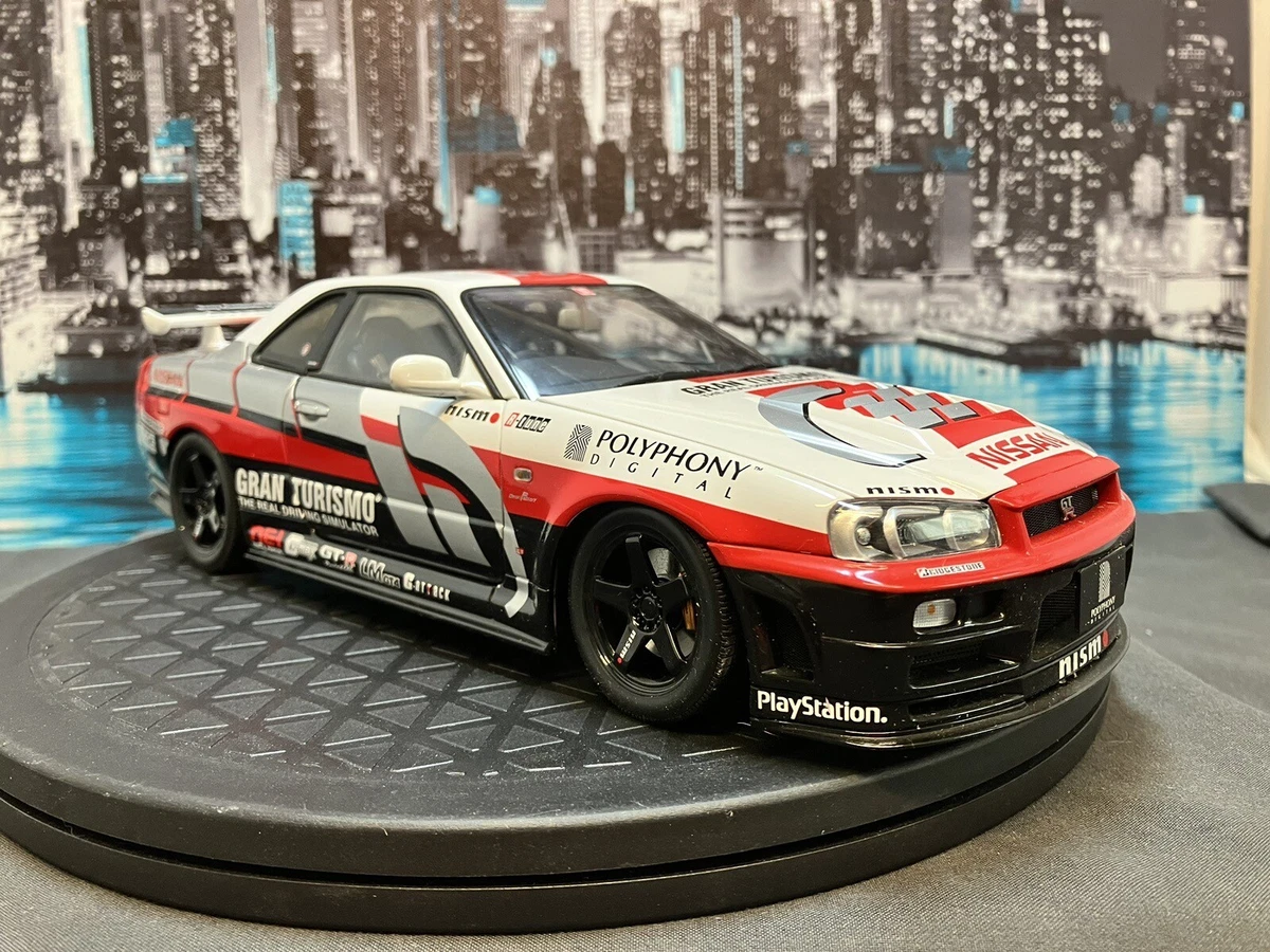 Auto Art 1/18 Gran Turismo Nissan Skyline Nismo GT-R R34 Diecast 