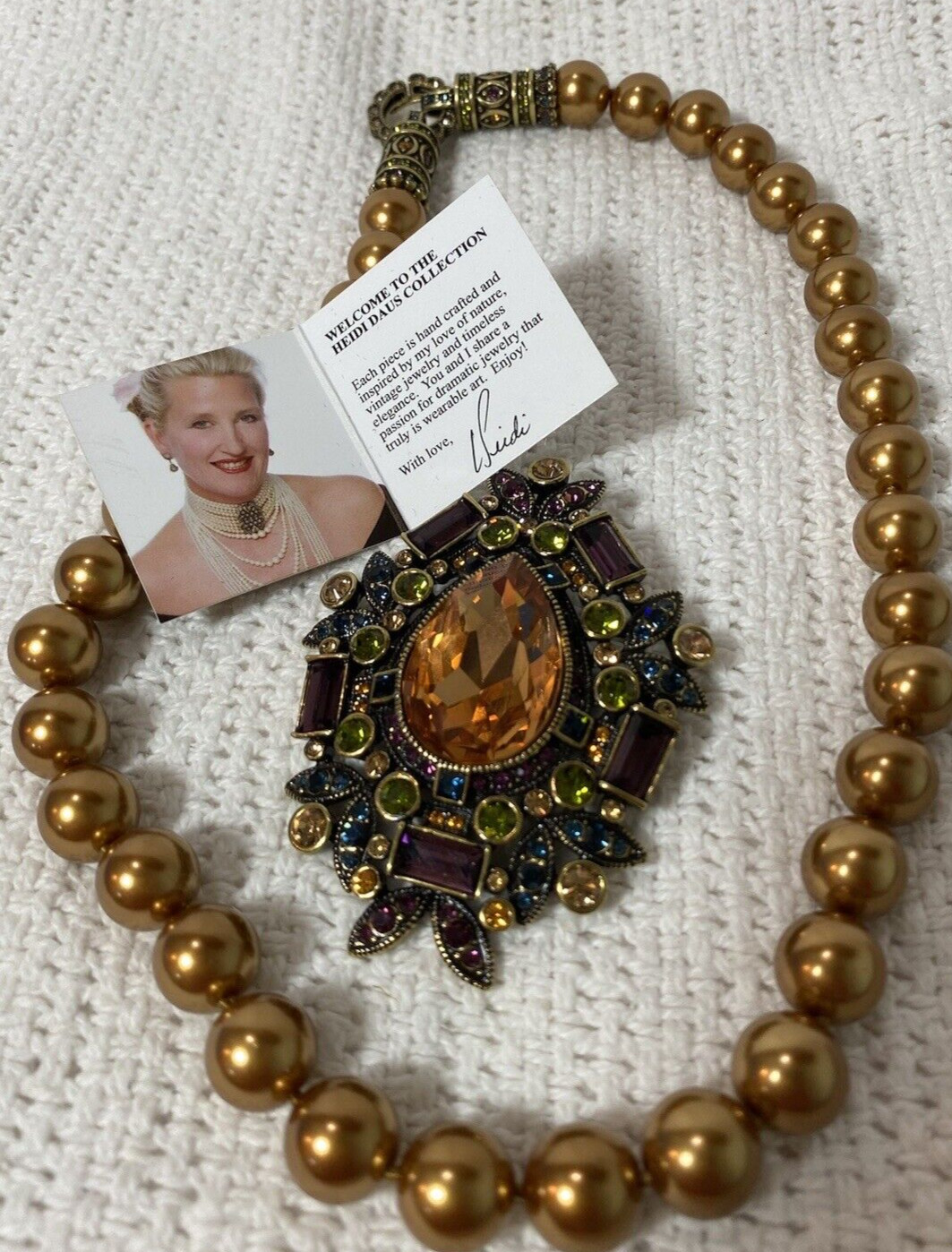 HEIDI DAUS COLLECTION STATEMENT NECKLACE/BROOCH - image 21