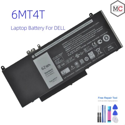 6MT4T 7V69Y 79VRK NEW Battery for Dell Latitude E5470 E5570 Precision M3510 62Wh