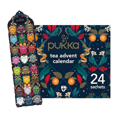 Pukka Herbal & Tea Gift Calendar, Tea Selection Made with Organic Ingredients, B