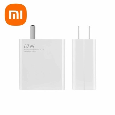 Genuine Xiaomi 67W Fast AC Wall Charger Adapter, Redimi Note 11/12/13 Ultra Pro
