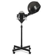 Pro Hair Steamer Hairdressing Care Hood Color Processor Rolling Stand Spa Beauty