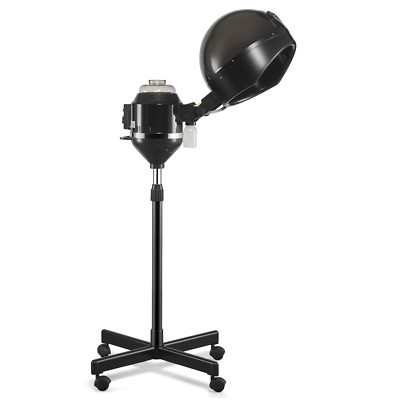 Pro Hair Steamer Hairdressing Care Hood Color Processor Rolling Stand Spa Beauty