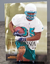 1999 SkyBox Dominion Football Card #217 James Johnson Rookie