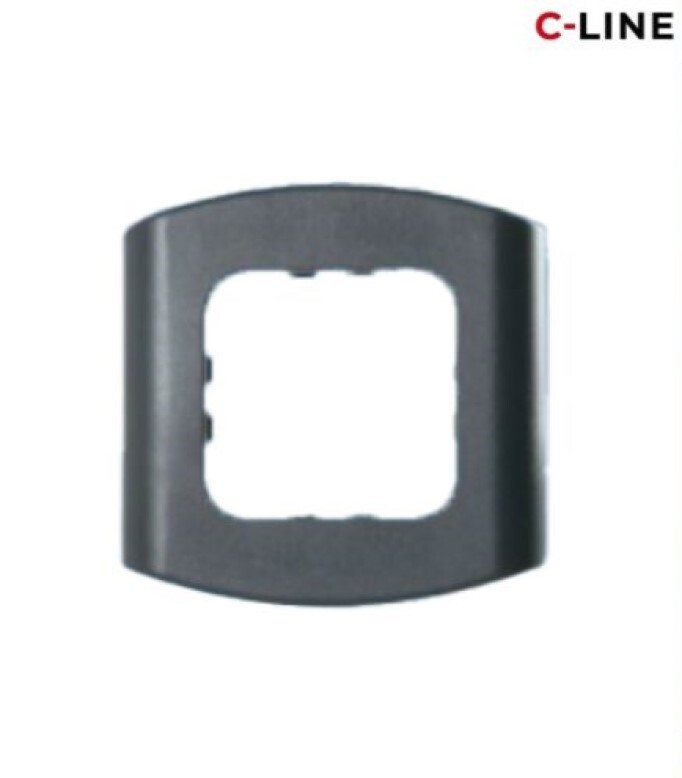 C-Line Black 1 Way Face Plate Surround Caravan Motorhome PO280