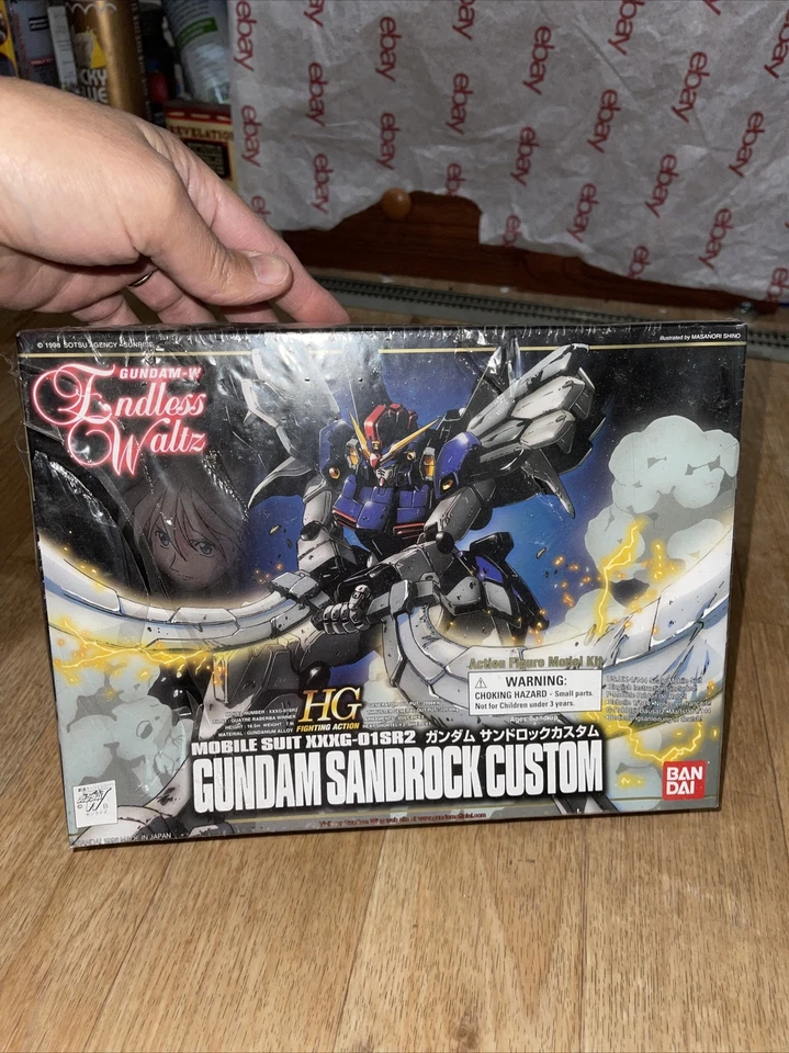 Vintage 1998 Bandai Gundam Endless Waltz Action Figure Model Kit New In The Box - Image 2 of 3