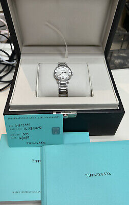Tiffany & Co Atlas 2-Hand Quartz Date Steel Women's 29mm Tiffany & Co Atlas 2-Hand Quartz Date Steel Women's 29mm