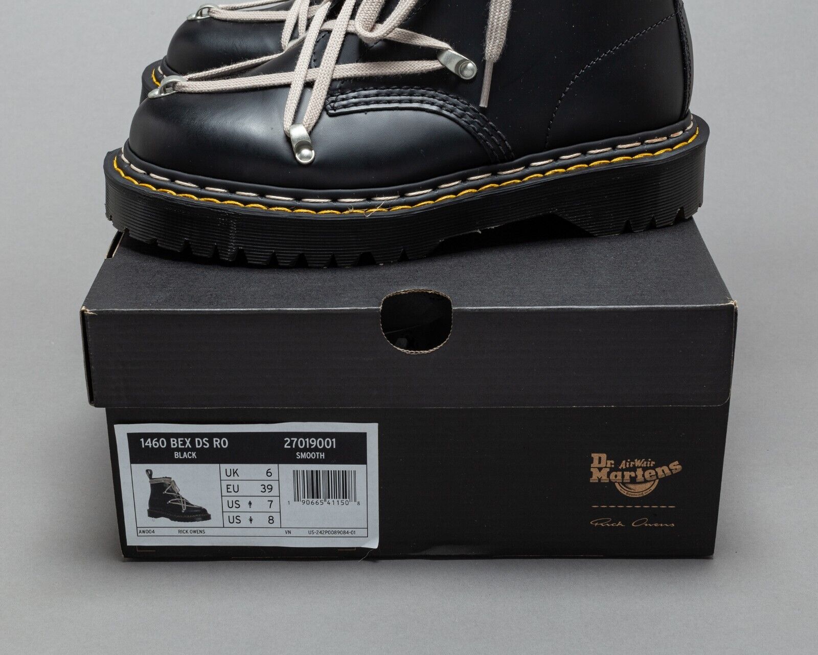 Dr. Martens x Rick Owens 1460 BEX / MENS 7 / WOMENS 8 | eBay