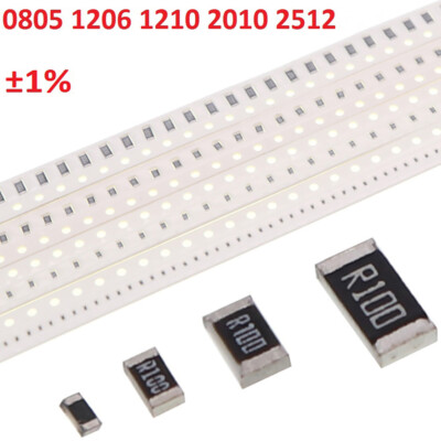 SMD Widerstände Widerstand Bauform 0805 1206 1210 2010 2512 1% SMT Resistor
