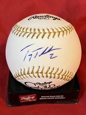 TROY TULOWITZKI AUTOGRAPHED SIGNED RAWLINGS GOLD GLOVE BASEBALL ROCKIES COA