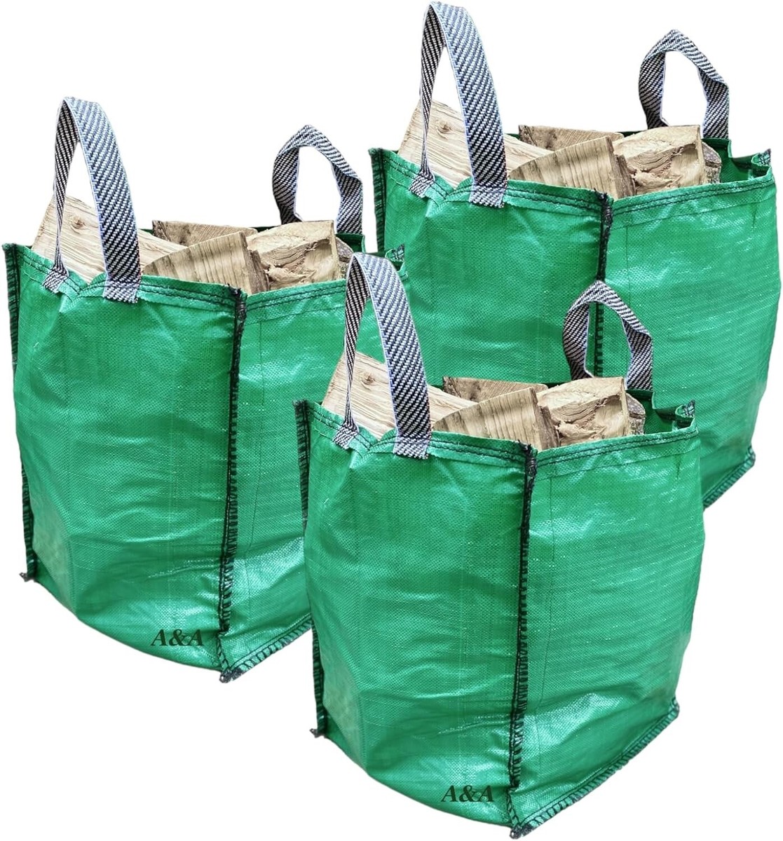 ✓ x Garden Waste Bags 120L Refuse Heavy Duty Sacks Grass Leaves
