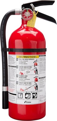 Quick Response Pro 210 Fire Extinguisher - 13-15 Sec Discharge for Home & Office