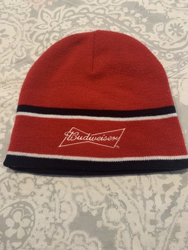 Winter Beanie Skull Cap Hat Budweiser 