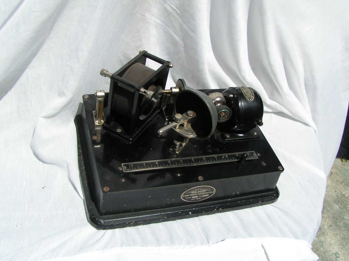 Rare Analog antique 1930s oscilloscope Sine Wave generator